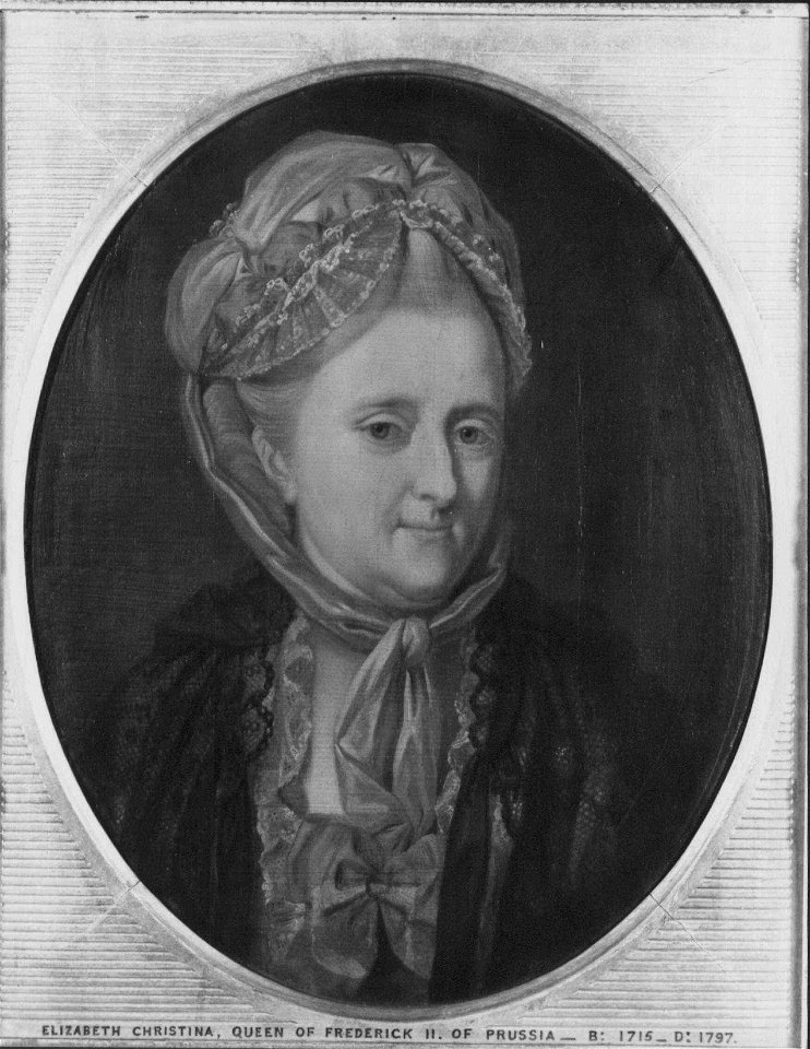 German School, 18th century - Elisabeth Christine of Brunswick-Wolfenbüttel, Queen Consort of Frederick II of Prussia (1715-1797) - RCIN 406417 - Royal Collection