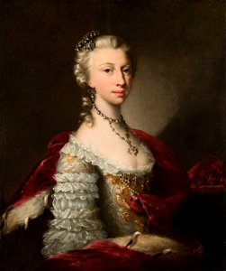 German School, 18th century - Portrait of a Princess - RCIN 403550 - Royal Collection. Free illustration for personal and commercial use.