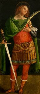 Gerolamo Giovenone - Saint Protase - Google Art Project