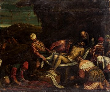 Gerolamo da Ponte, gen. Gerolamo Bassano - Grablegung Christi - GG 4312 - Kunsthistorisches Museum