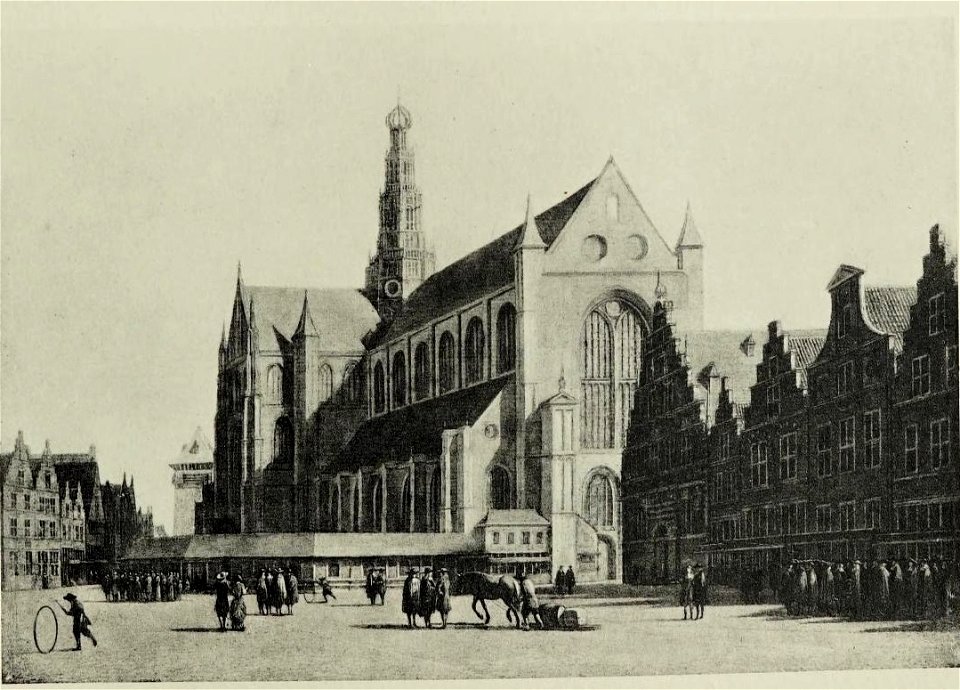 Gerrit Berckheyde - View of Haarlem Bavo Church - Rothschild diesammlungerich00herm 0213
