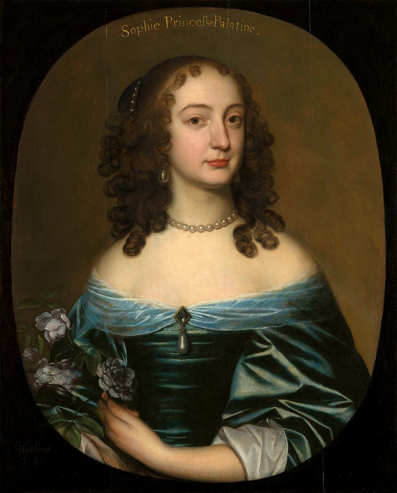 Gerrit van Honthorst (Utrecht 1590-1656) - Princess Sophia, later Duchess of Brunswick-Lüneburg, Electress of Hanover (1630-1714) - RCIN 404423 - Royal Collection