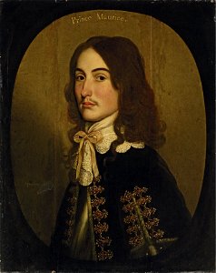 Gerrit van Honthorst - Portret van Maurits van Nassau