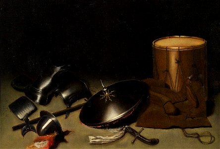 Gerrit Dou Stillleben mit Rüstungen