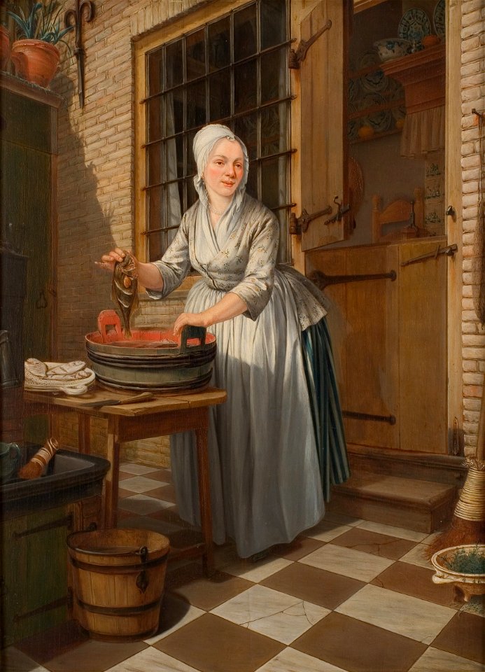 Gerrit Zegelaar - De visvrouw - 2581 - Rijksmuseum Twenthe