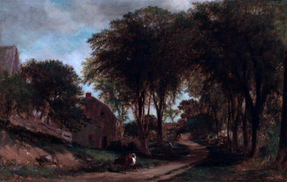 Old Road at Medfield by Samuel Lancaster Gerry 