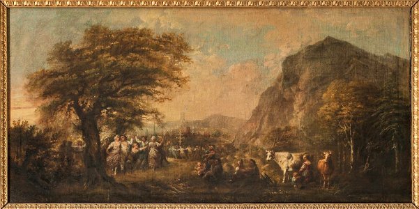 Elias Martin - Dans kring majstången - NMDrh 369 - Nationalmuseum