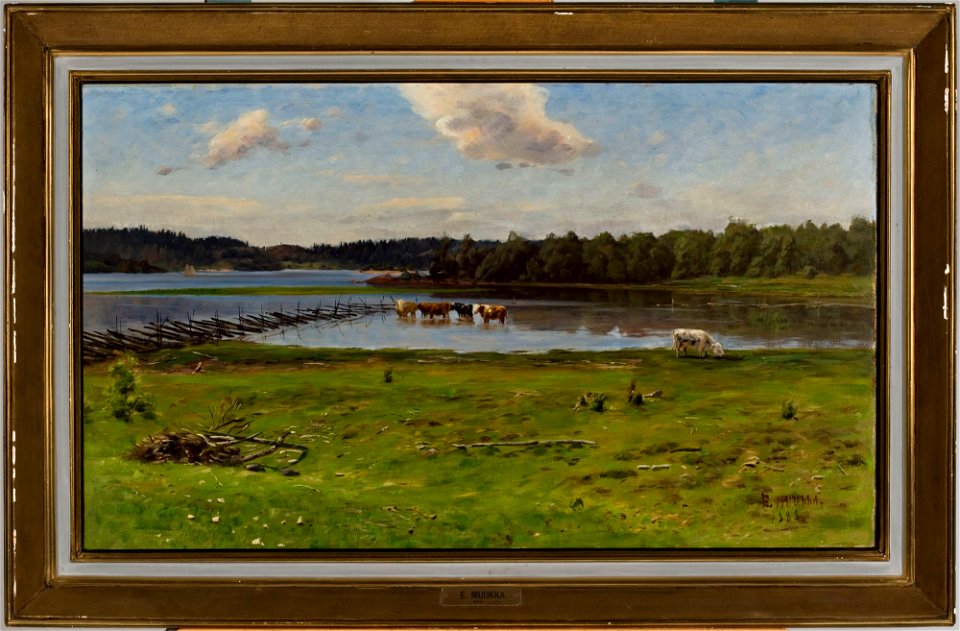 Elias Muukka - Shore Landscape from Åland - A I 242 - Finnish National Gallery