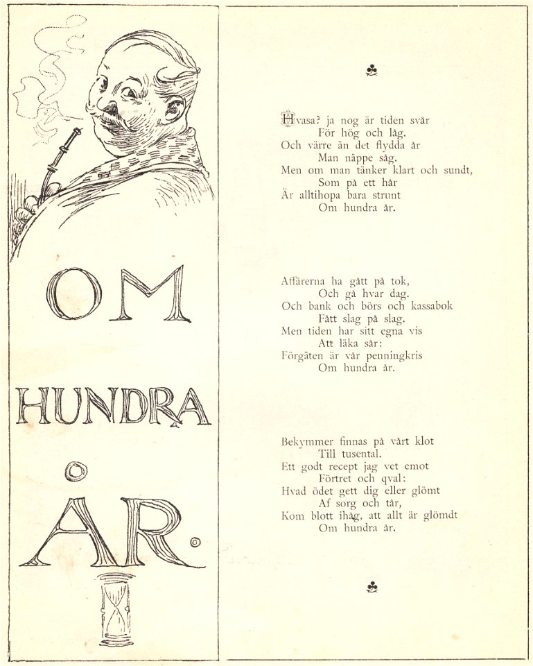 Elias Sehlstedt Om hundra år Ill av Carl Larsson