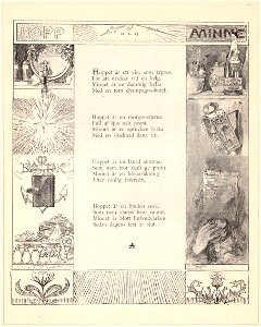 Elias Sehlstedt Hopp och minne Ill av Carl Larsson