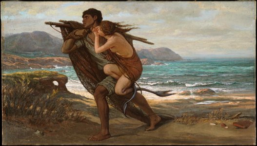 Elihu Vedder - Fisherman and Mermaid - 1980.82 - Fogg Museum