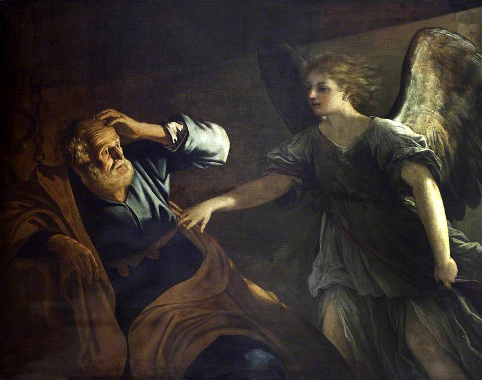 Gerrit van Honthorst (c.1590-1592-1656) (after) - The Angel Appearing to Saint Peter - 1271037 - National Trust