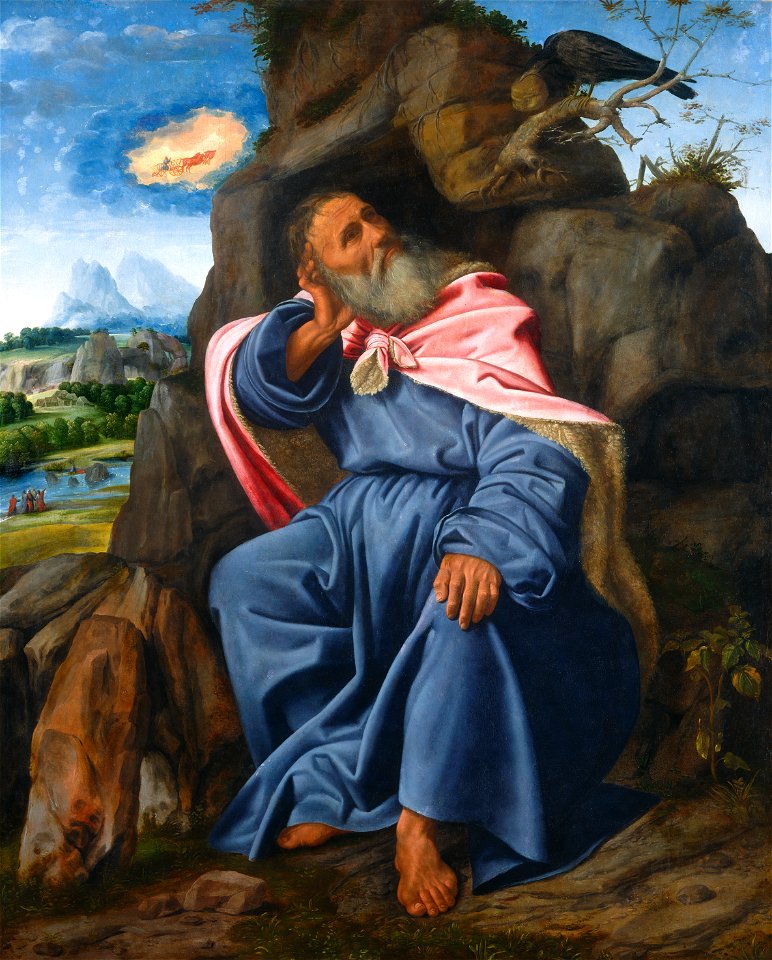 Elijah Fed by the Raven sc1073