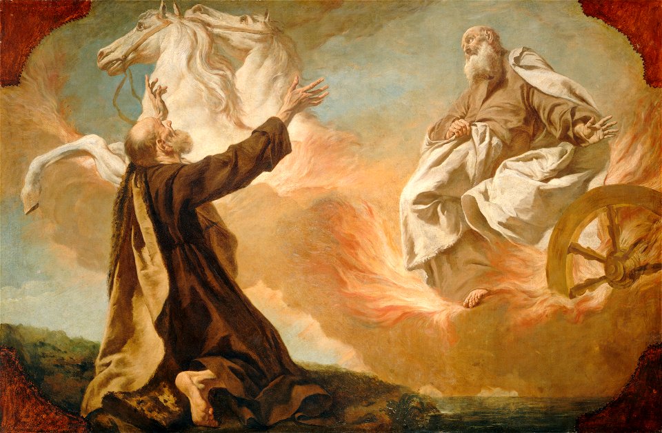 Elijah Taken Up in a Chariot of Fire E11219