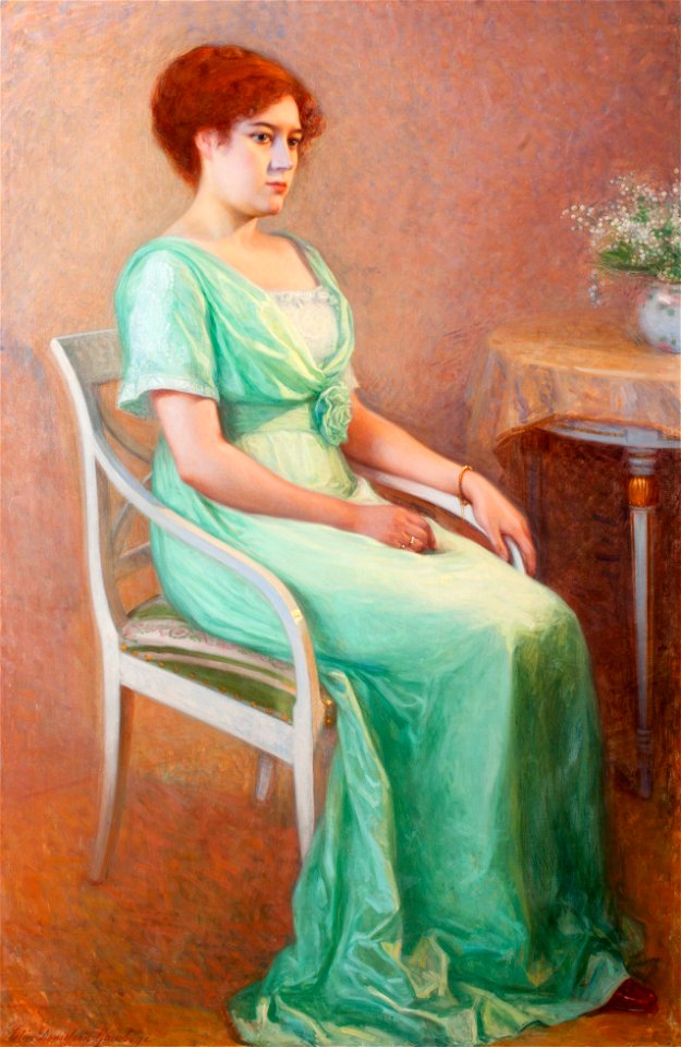 Elin Danielson-Gambogi - Portrait of a young woman (1911)