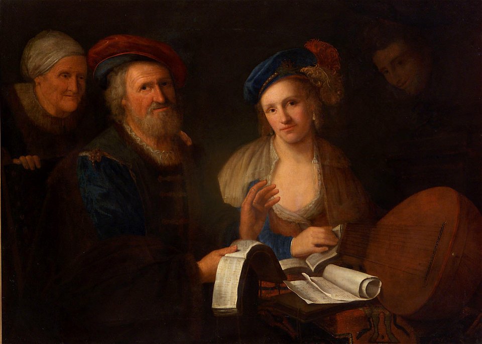 Gerrit Willemsz Horst - Musizierende Gesellschaft - GG 7761 - Kunsthistorisches Museum