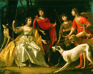 Gerrit van Honthorst (Utrecht 1590-1656) - The Four eldest Children of the King and Queen of Bohemia - RCIN 404971 - Royal Collection