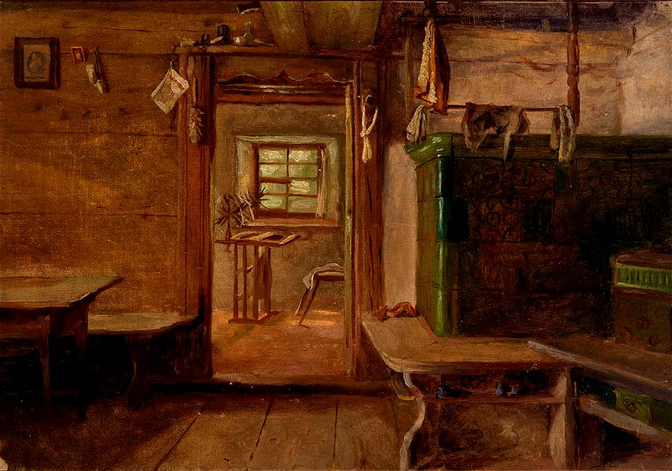 Eliphalet Frazer Andrews - Interior of a House - Smithsonian American Art Museum