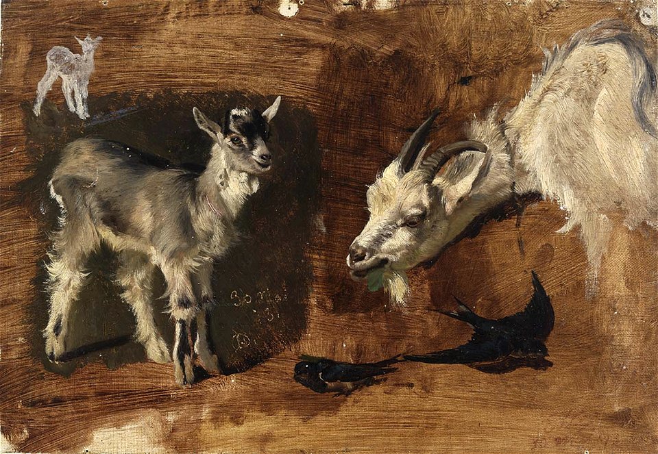 Eliphalet Frazer Andrews - Goats - Smithsonian American Art Museum