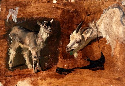 Eliphalet Frazer Andrews - Goats - Smithsonian American Art Museum