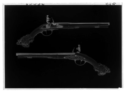 Elfenbenspistoler - Livrustkammaren - 9966-negative
