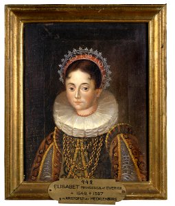 Elisabet, 1549-1597, prinsessa av Sverige, hertiginna av Mecklenburg - Nationalmuseum - 15112