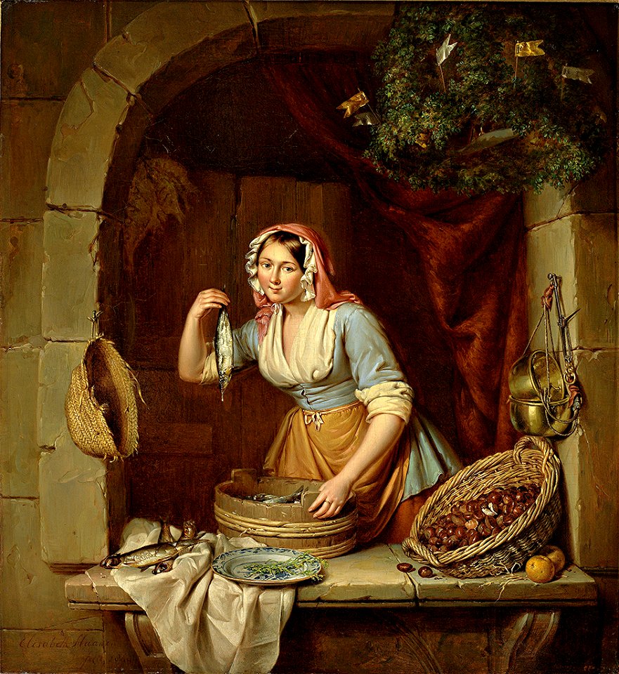 Elisabeth Alida Haane Marktfrau 1840