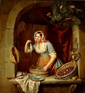 Elisabeth Alida Haane Marktfrau 1840