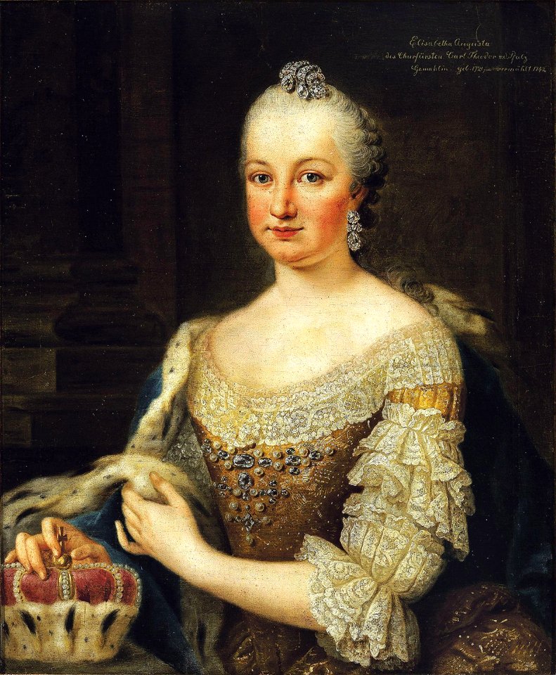 Elisabeth Augusta of Sulzbach, Schwetzingen