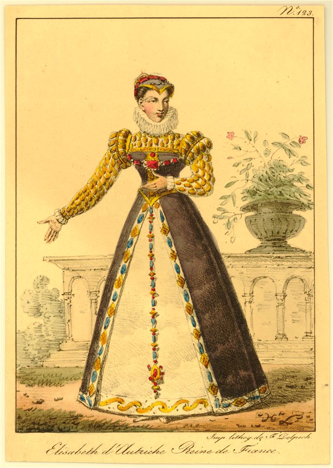 Elisabeth d'Autriche Reine de France (BM 1871,1209.2271)