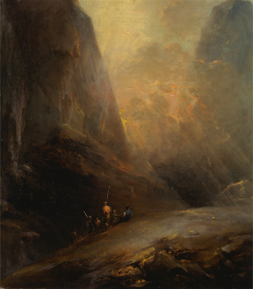 Elias Martin - Mountain Landscape with Banditti - Google Art Project