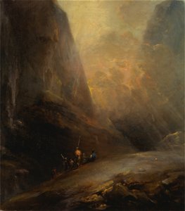 Elias Martin - Mountain Landscape with Banditti - Google Art Project