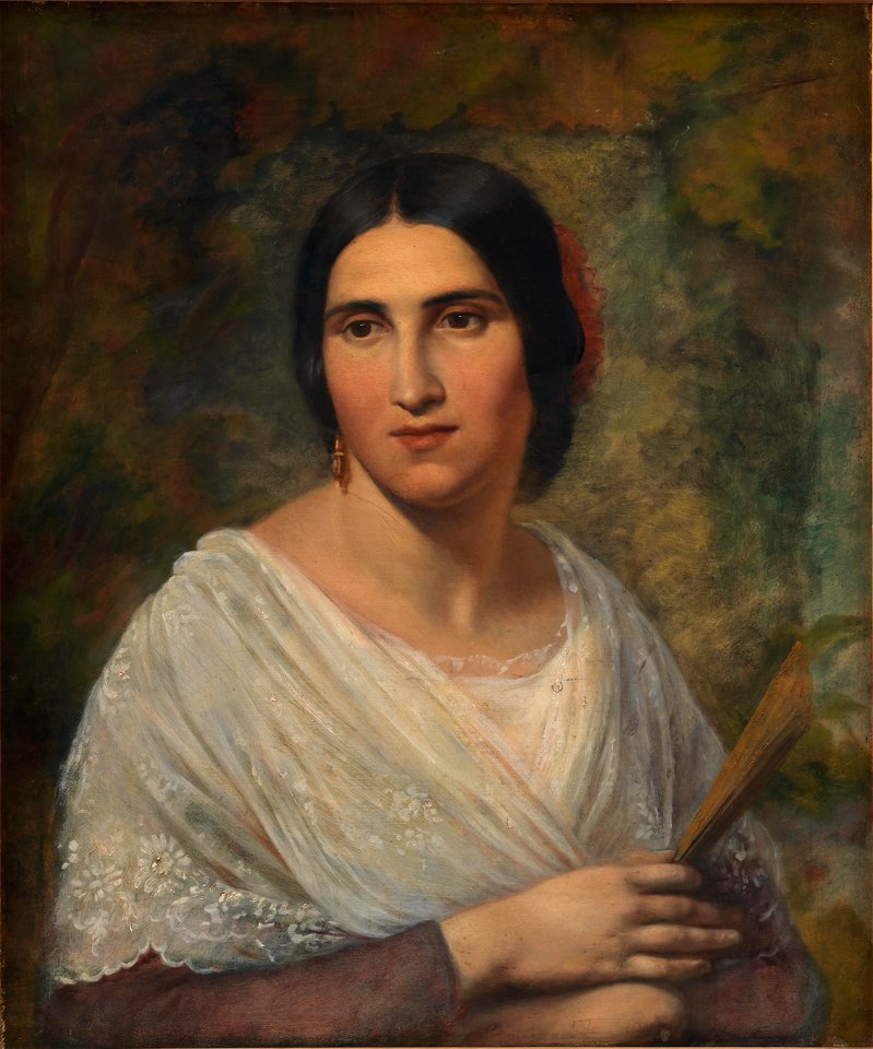 Elisabeth Jerichau Baumann - A Roman Woman - KMS1234 - Statens Museum for Kunst