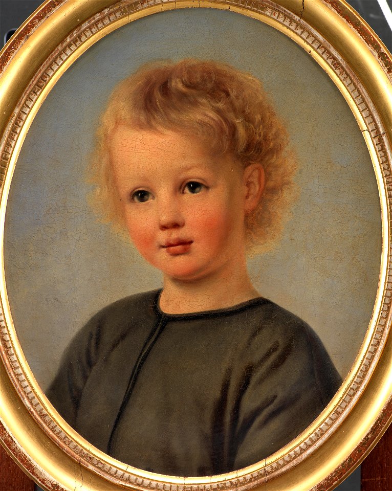 Elisabeth Jerichau Baumann - Portræt af Holger Aagaard Hammerich som 4-årig - KMS6699 - Statens Museum for Kunst