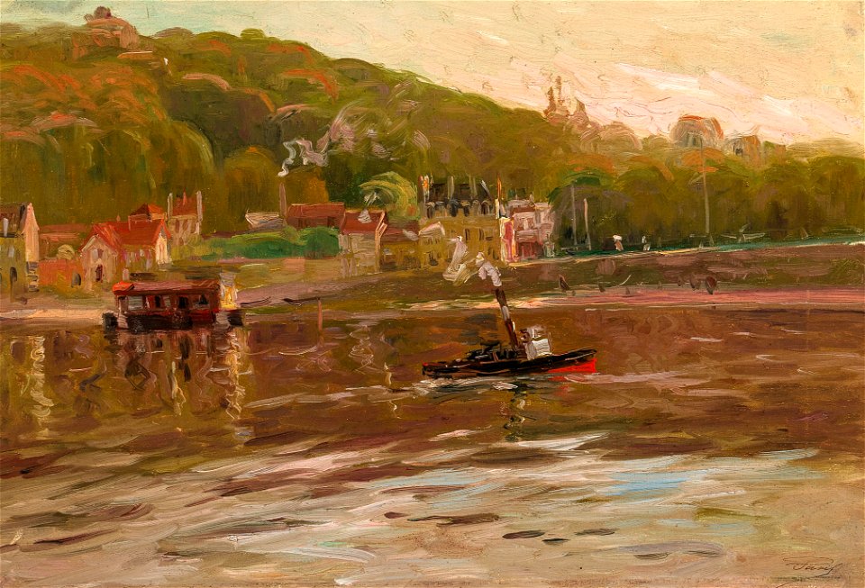 Elie Anatole Pavil Flusslandschaft