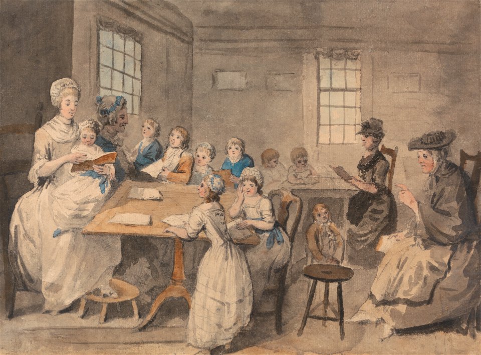 Elias Martin - Reading Lesson at a Dame School