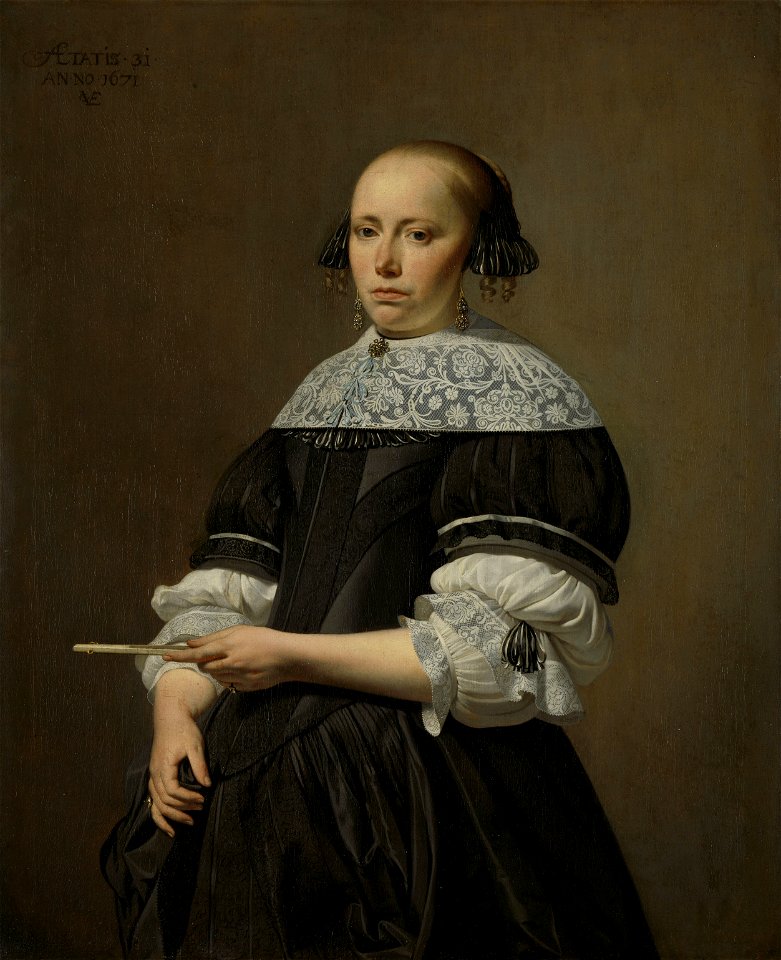 Elisabeth van Kessel (1640-1717). Echtgenote van Willem Jacobsz Baert Rijksmuseum SK-A-1340