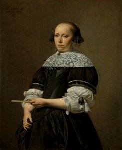 Elisabeth van Kessel (1640-1717). Echtgenote van Willem Jacobsz Baert Rijksmuseum SK-A-1340. Free illustration for personal and commercial use.