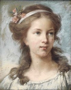 Elisabeth Vigée-Lebrun - Portrait de jeune fille. Free illustration for personal and commercial use.