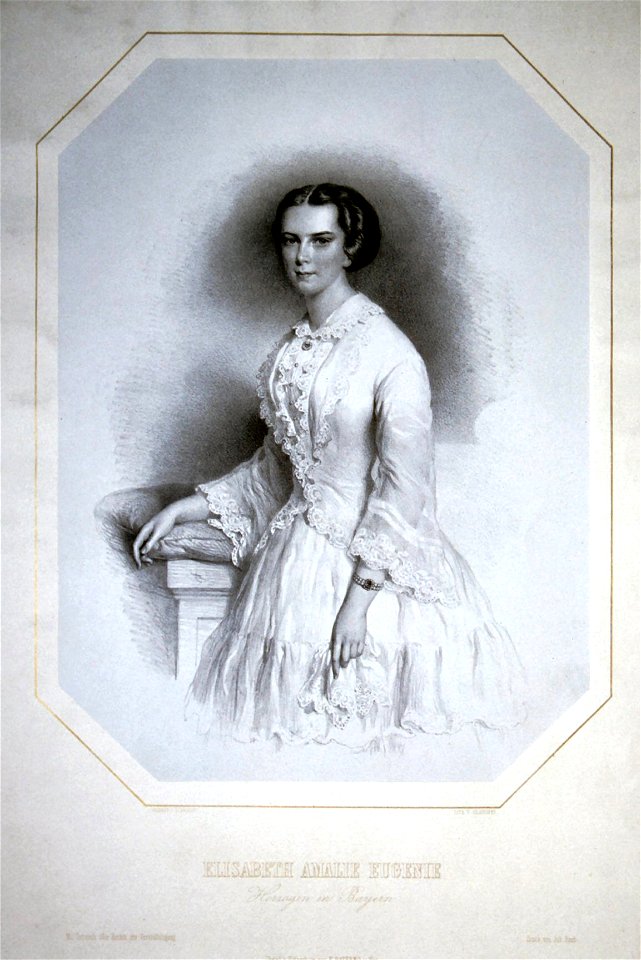 Elisabeth von Österreich Litho