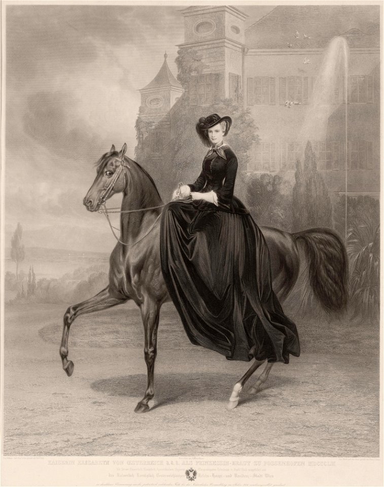 Elisabeth von Österreich 1855