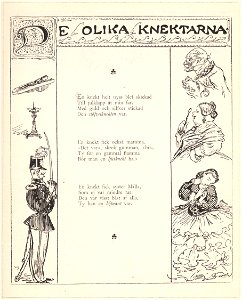 Elias Sehlstedt De olika knektarna Ill av Carl Larsson