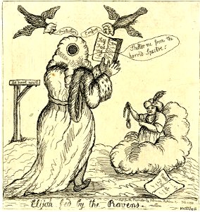 Elijah fed by the Ravens (BM 1868,0808.5680)