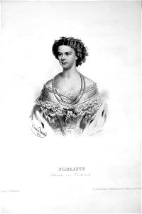Elisabeth von Österreich-Ungarn Litho 05