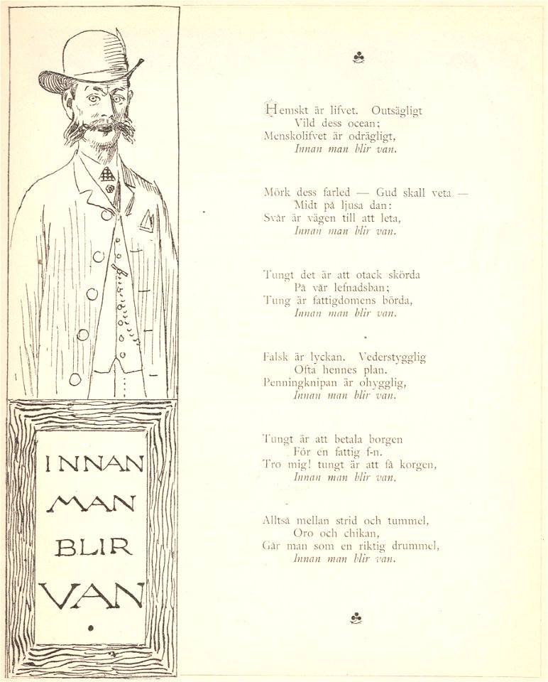 Elias Sehlstedt Innan man blir van Ill av Carl Larsson