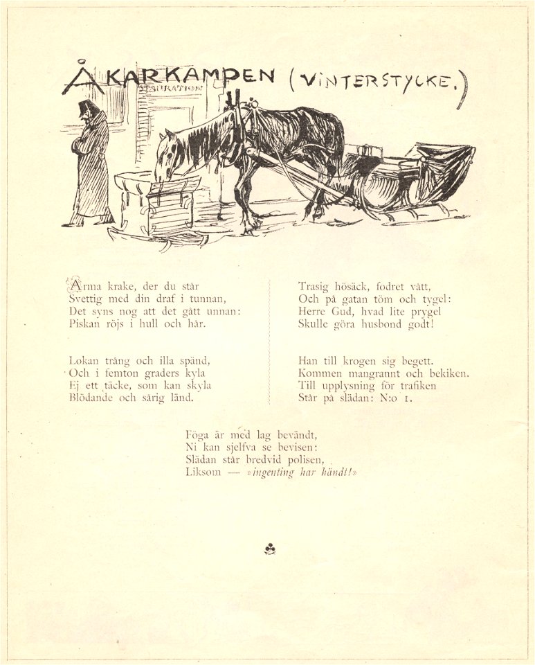Elias Sehlstedt Åkarkampen Ill av Carl Larsson