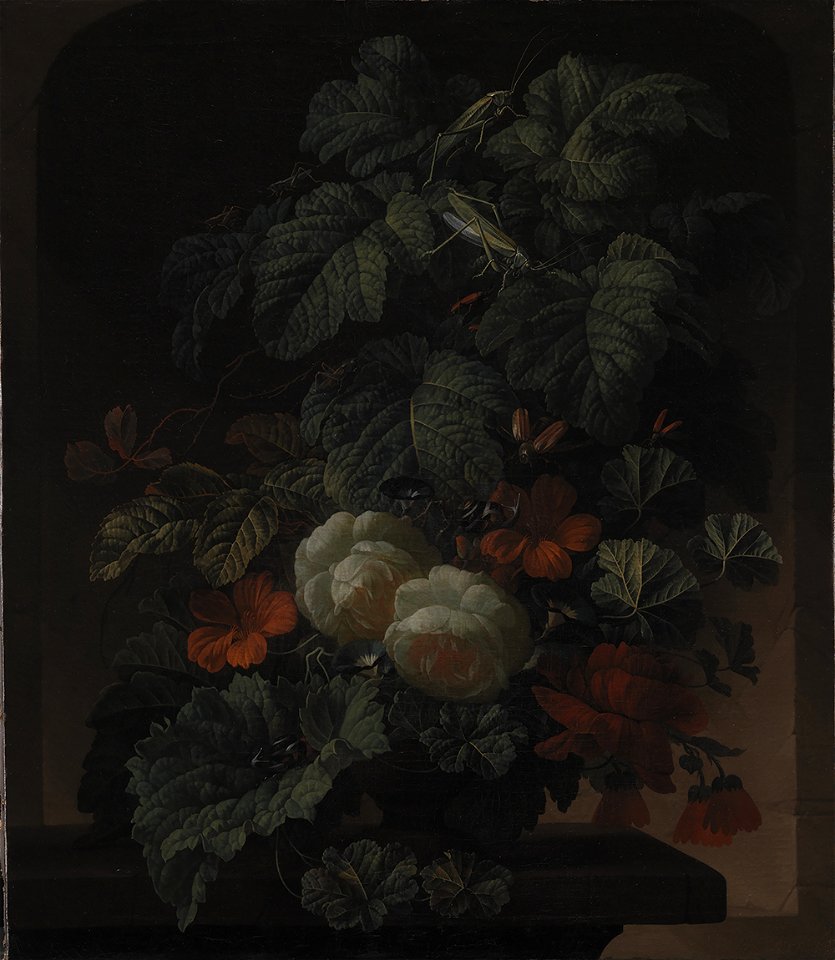 Elias van den Broeck - A Bowl of Flowers - KMSst241 - Statens Museum for Kunst