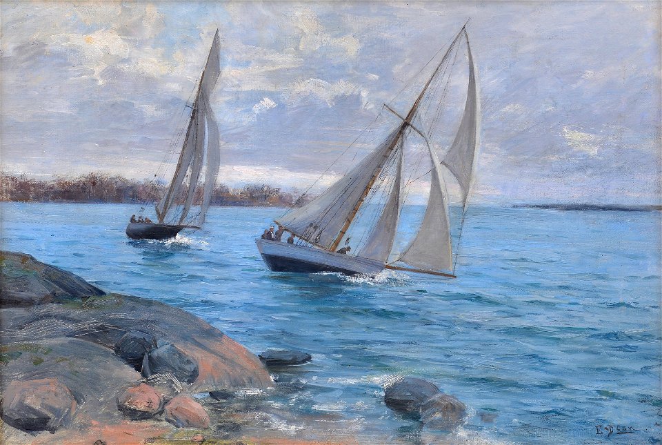 Elin Danielson-Gambogi - Sailing (c1890)