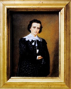 Elise Arnberg - Edvard Swartz, 1826-1897 - NMGrh 2499 - Nationalmuseum. Free illustration for personal and commercial use.