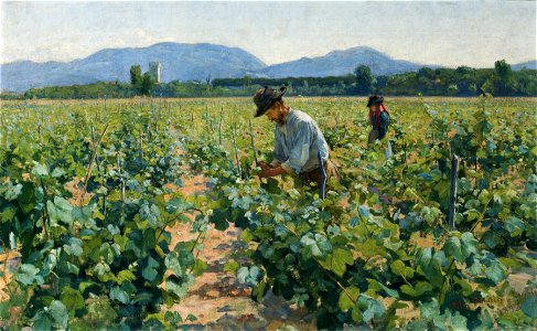 Elin Danielson-Gambogi - Viinitarhassa II (1898)